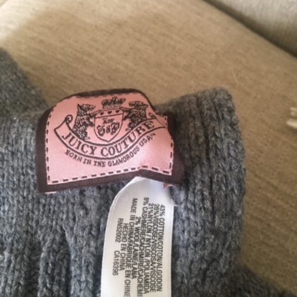 Juicy Couture warm grey scarf - Picture 4 of 4